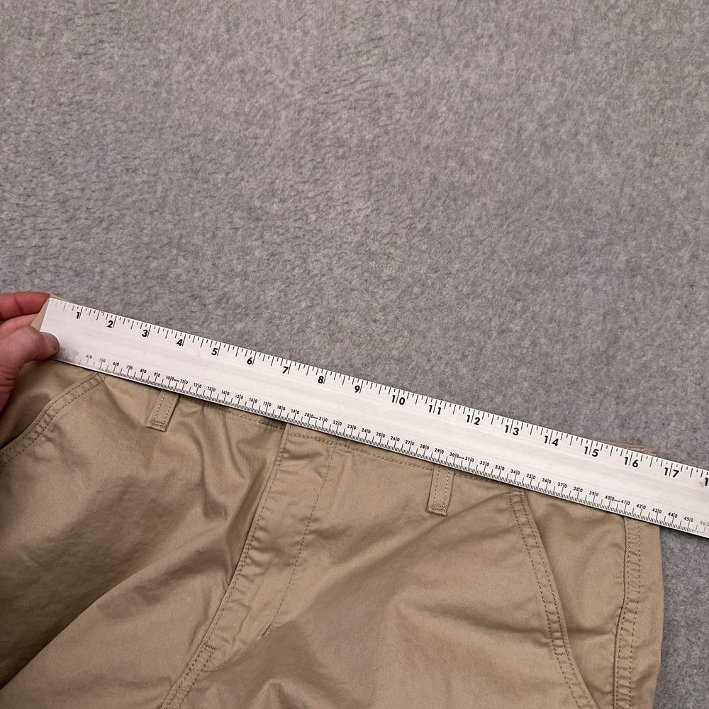 Levi's '94‎ Baggy Cargo Wide Leg Pants Women's 31 (33x29) Khaki Tie Hem Skater - Picture 3 of 12